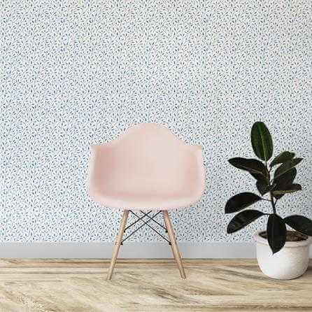 Papel de Parede Adesivo Folhas N361 - Papel na Parede