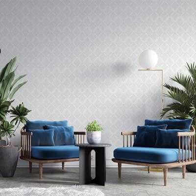 Papel de Parede Adesivo Folhas N4465 - Papel na Parede