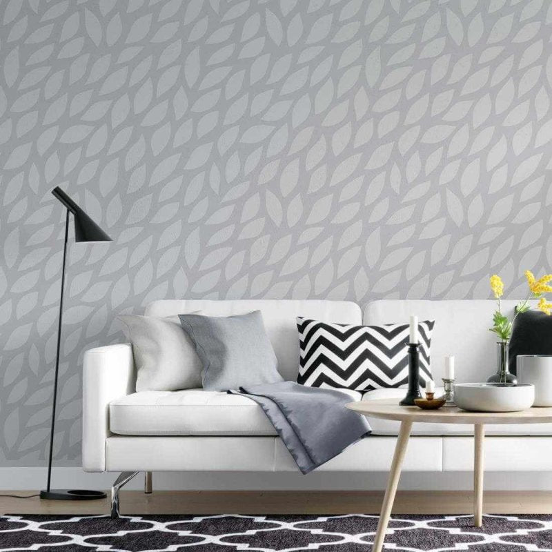 Papel de Parede Adesivo Folhas N61842 - Papel na Parede