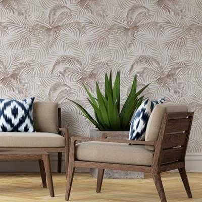 Papel de Parede Adesivo Folhas N75792 - Papel na Parede