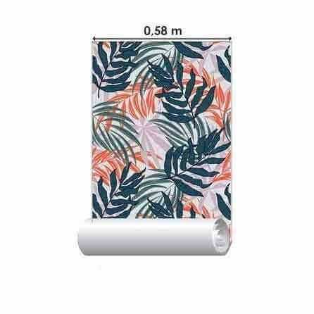 Papel de Parede Adesivo Folhas N786 - Papel na Parede