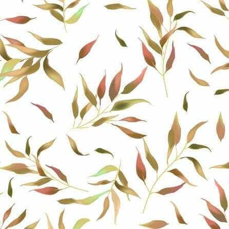 Papel de Parede Adesivo Folhas Outono N238 - Papel na Parede