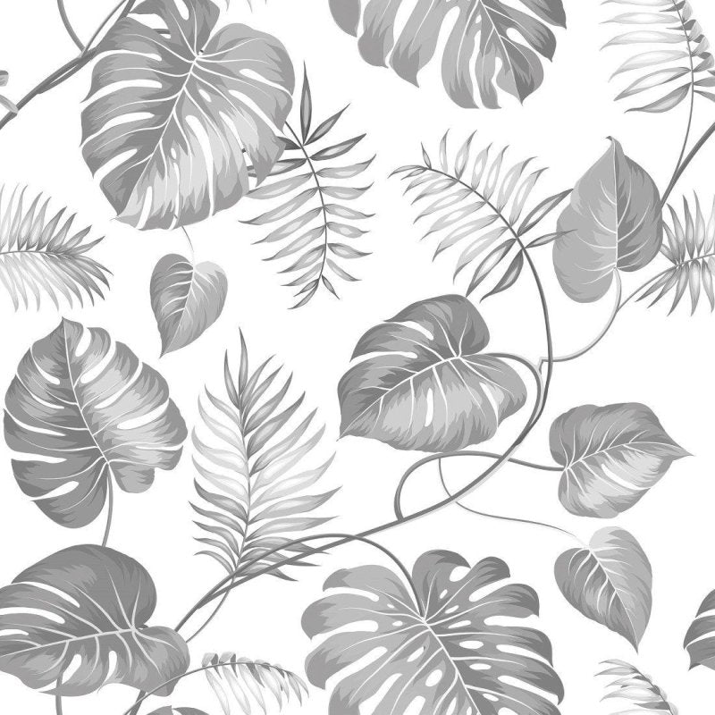 Papel de Parede Adesivo Folhas Tropicais N015187 - Papel na Parede