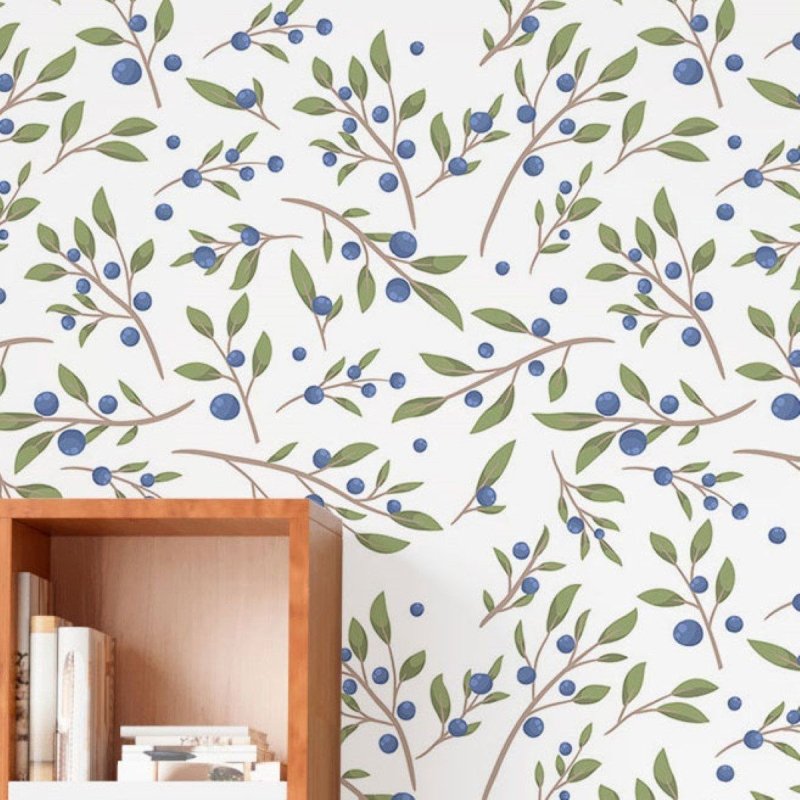 Papel de Parede Adesivo Folhas Tropicais N016024 - Papel na Parede