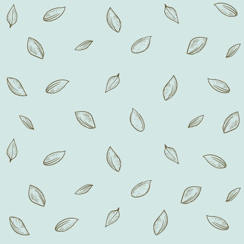Papel de Parede Adesivo Folhos Minimalistas Azul e Verde N07064 - Papel na Parede