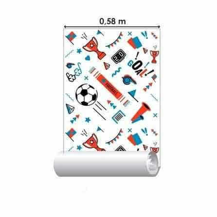 Papel de Parede Adesivo Futebol 1064483615 - Papel na Parede