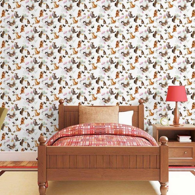 Papel de Parede Adesivo Gatinhos 226195426 - Papel na Parede