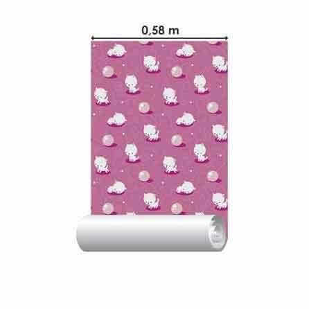 Papel de Parede Adesivo Gatinhos Branco 76877941 - Papel na Parede