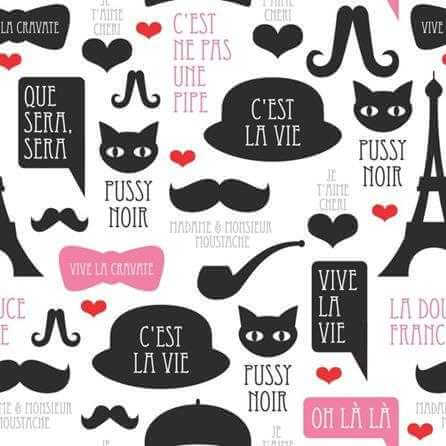 Papel de Parede Adesivo Gato Paris 121962679 - Papel na Parede