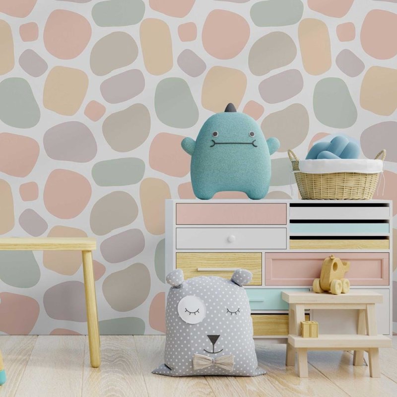 Papel de Parede Adesivo Geoides coloridos N08143 - Papel na Parede