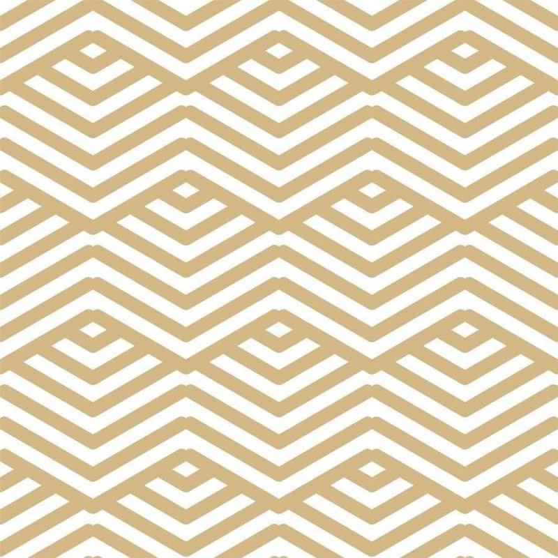 Papel de Parede Adesivo Geomátrico Retrô Amarelo N06137 - Papel na Parede