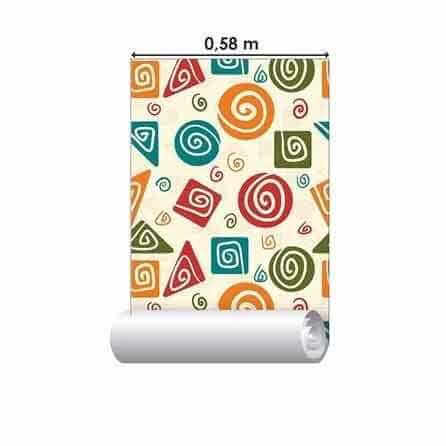 Papel de Parede Adesivo Geométrico 1380 - Papel na Parede