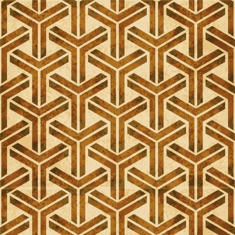 Papel de Parede Adesivo Geométrico 3D N015012 - Papel na Parede