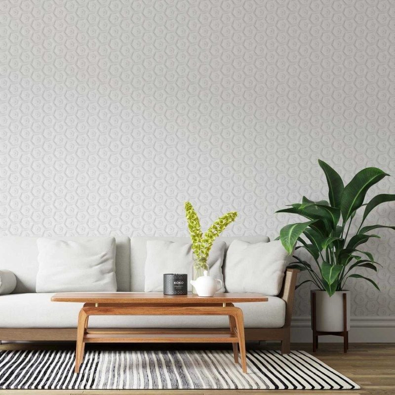 Papel de Parede Adesivo Geométrico 3D N03001 - Papel na Parede