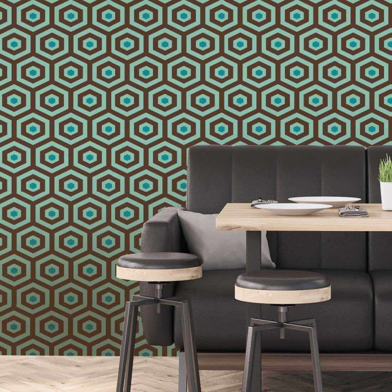 Papel de Parede Adesivo Geométrico 629846774 - Papel na Parede