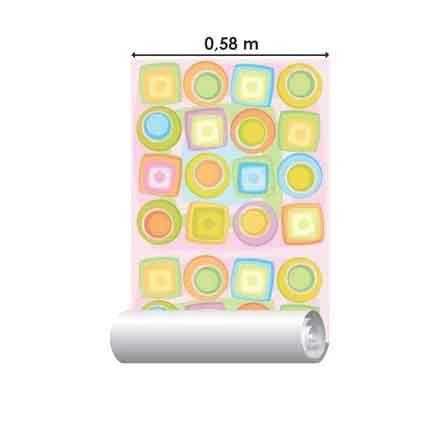 Papel de Parede Adesivo Geométrico 630 - Papel na Parede