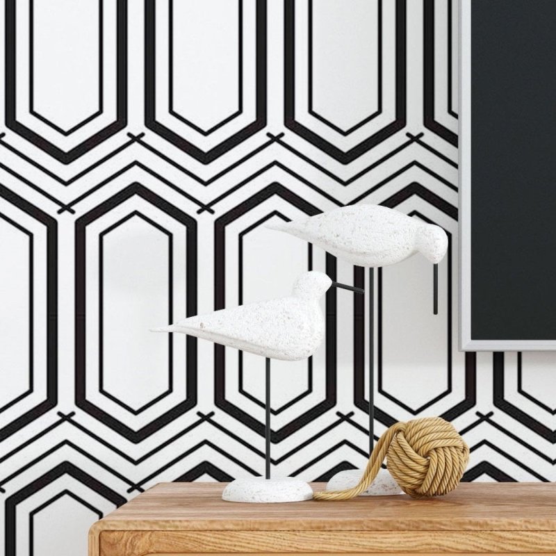 Papel de Parede Adesivo Geométrico Abstrato N018021 - Papel na Parede