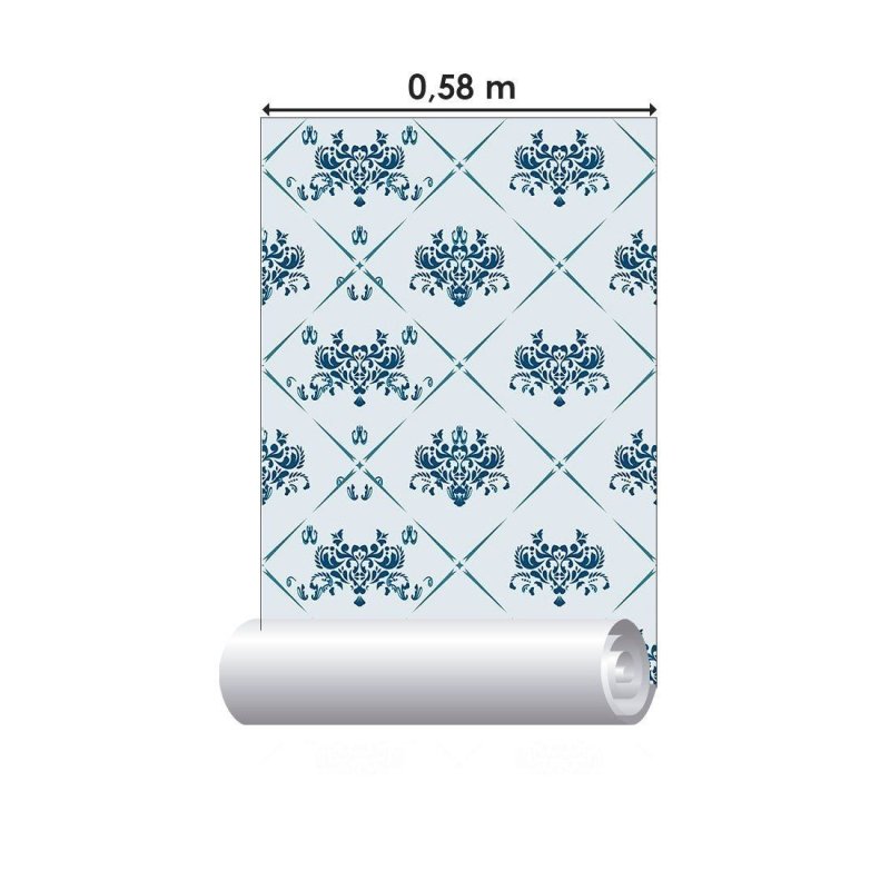 Papel de Parede Adesivo Geométrico Arabescos N013262 - Papel na Parede