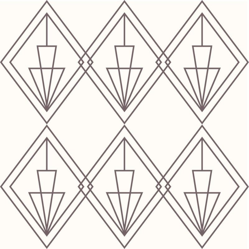 Papel de Parede Adesivo Geométrico Art Déco N013026 - Papel na Parede
