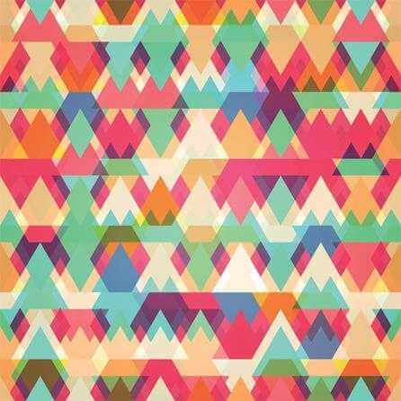 Papel de Parede Adesivo Geométrico Colorido 148878812 - Papel na Parede