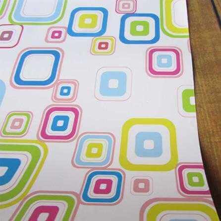 Papel de Parede Adesivo Geométrico Colorido 854 - Papel na Parede