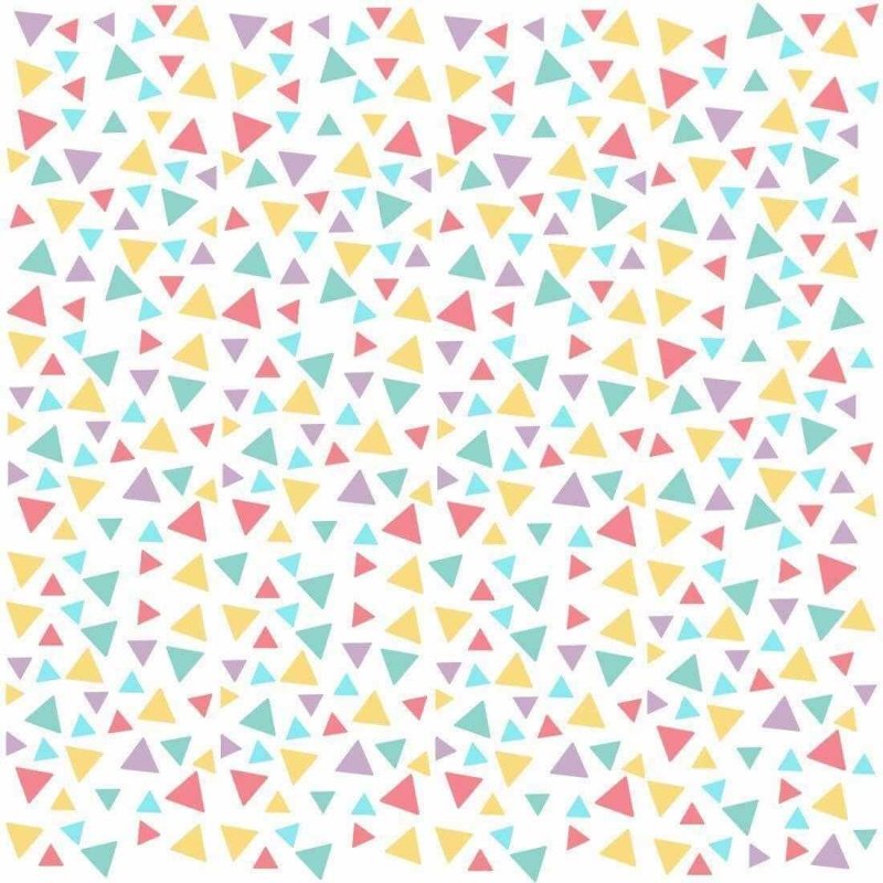 Papel de Parede Adesivo Geométrico Colorido Triângulo 45569 - Papel na Parede