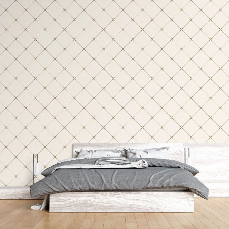 Papel de Parede Adesivo Geométrico Gride N015145 - Papel na Parede