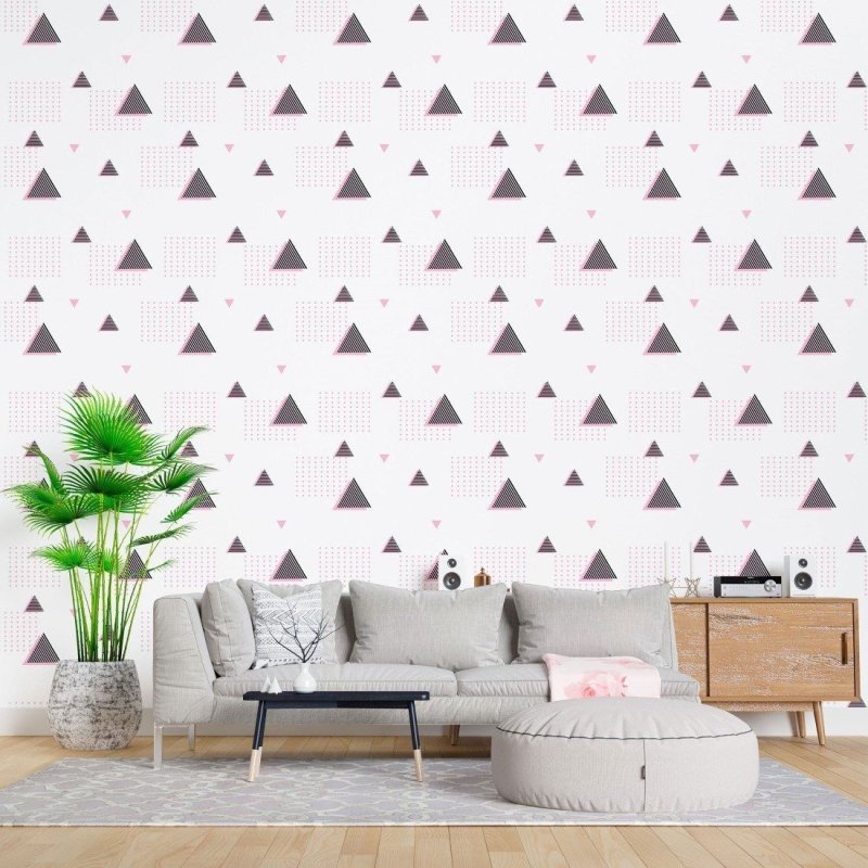 Papel de Parede Adesivo Geométrico Jovem N015086 - Papel na Parede