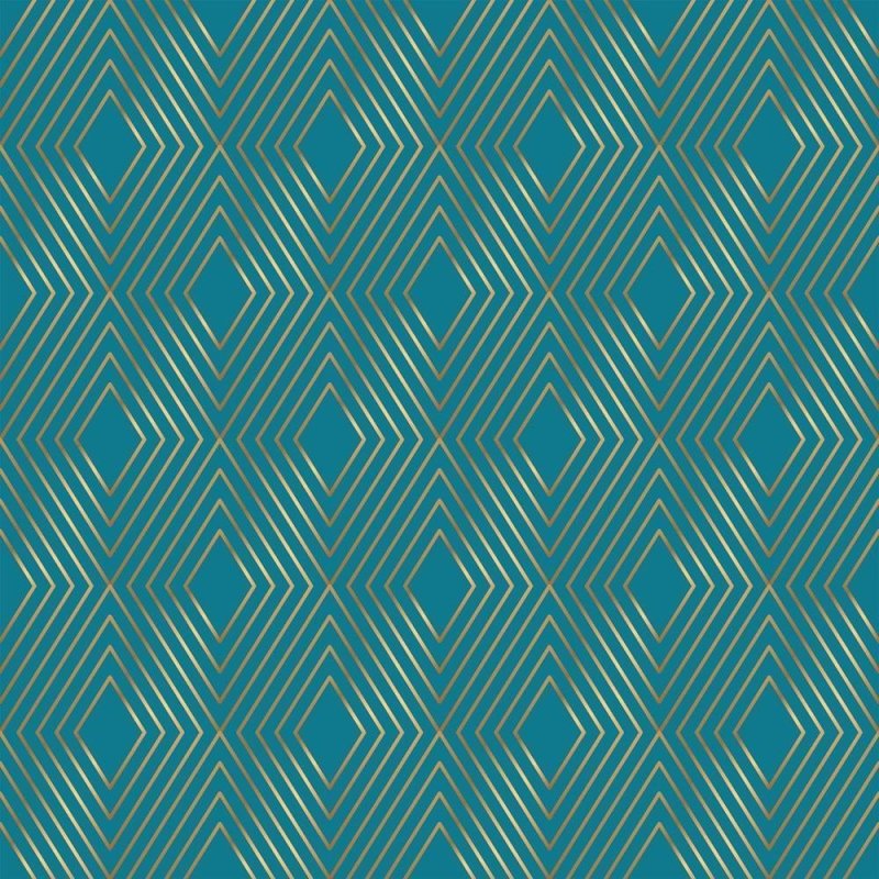 Papel de Parede Adesivo Geométrico Losango Azul N010013 - Papel na Parede