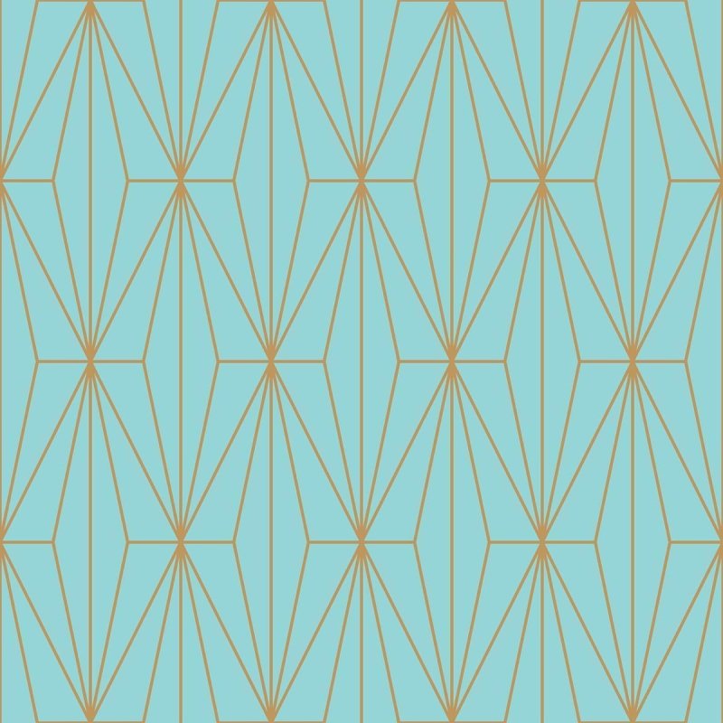 Papel de Parede Adesivo Geométrico Losango Azul N010022 - Papel na Parede