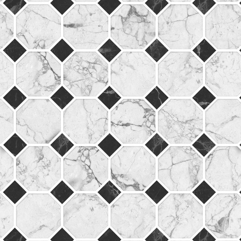 Papel de Parede Adesivo Geométrico Mármore NP011 - Papel na Parede