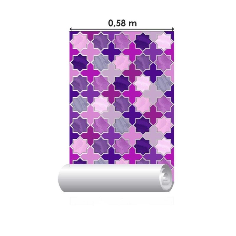 Papel de Parede Adesivo Geométrico Marroquino Color N04195 - Papel na Parede