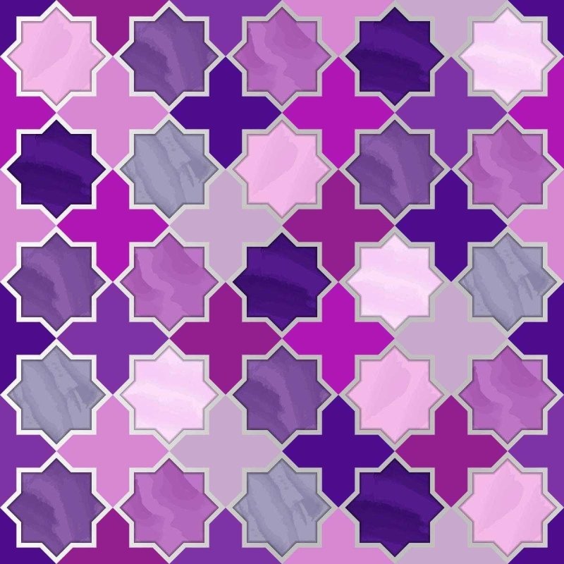 Papel de Parede Adesivo Geométrico Marroquino Color N04195 - Papel na Parede