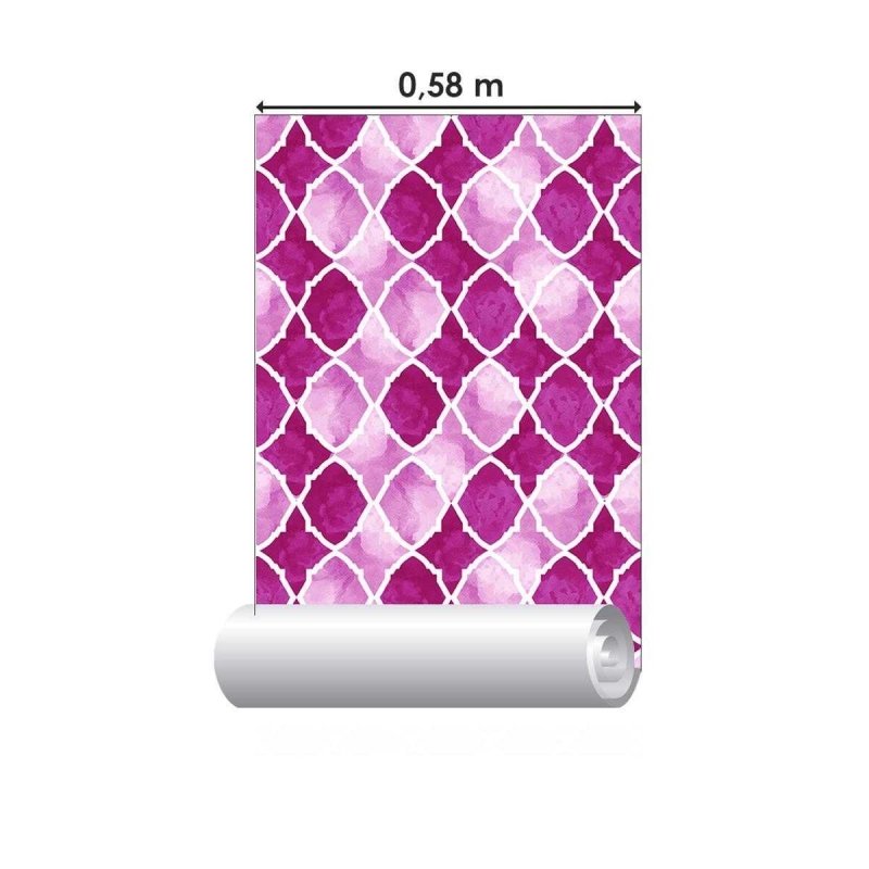 Papel de Parede Adesivo Geométrico Marroquino N04222 - Papel na Parede