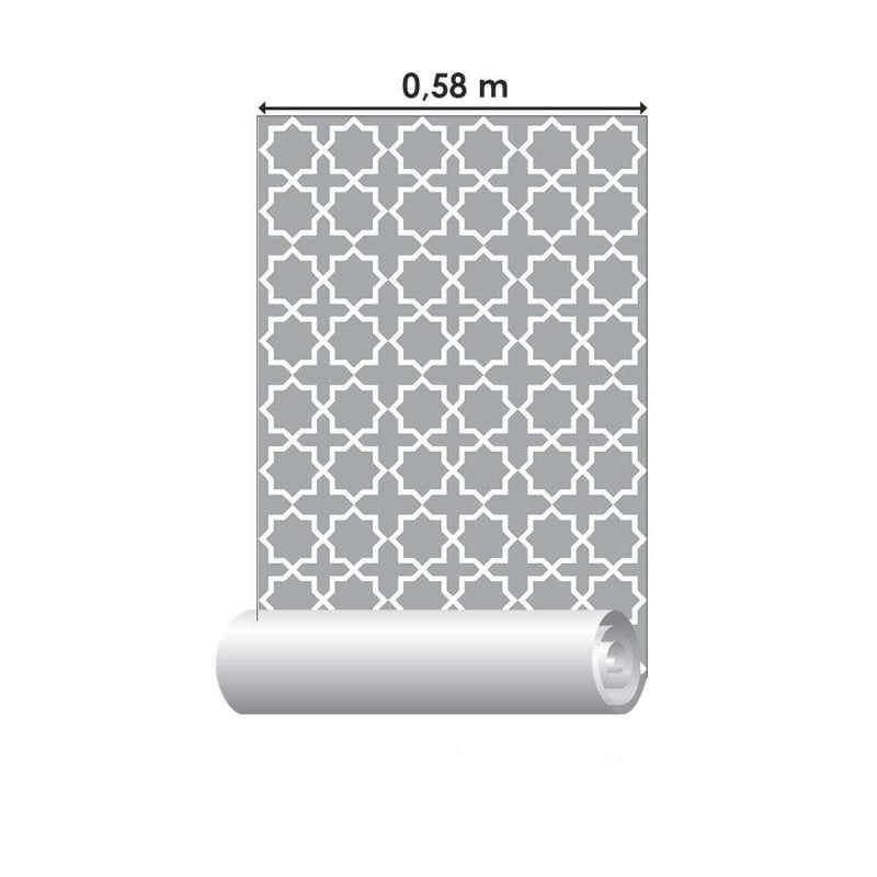Papel de Parede Adesivo Geométrico Marroquino N04289 - Papel na Parede
