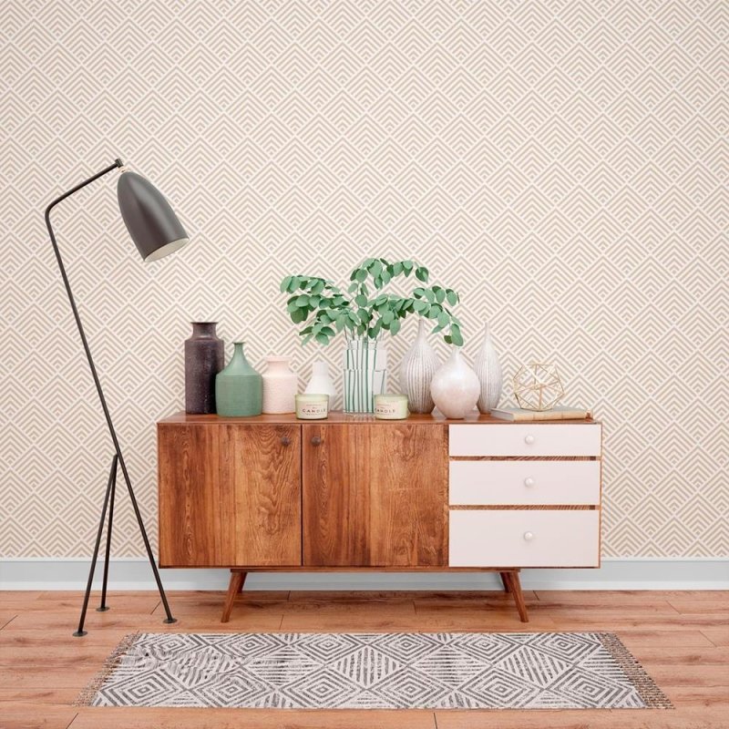 Papel de Parede Adesivo Geométrico N010158 - Papel na Parede