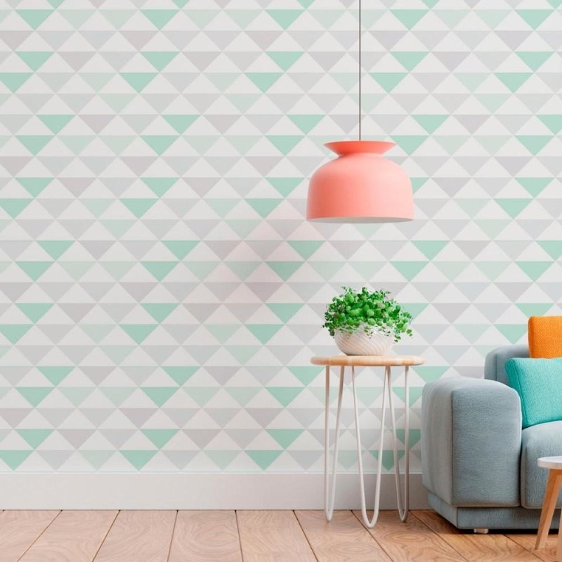 Papel de Parede Adesivo Geométrico N011085 - Papel na Parede