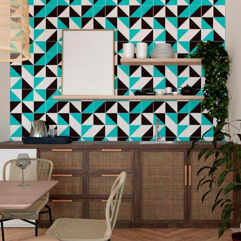 Papel de Parede Adesivo Geométrico N011086 - Papel na Parede