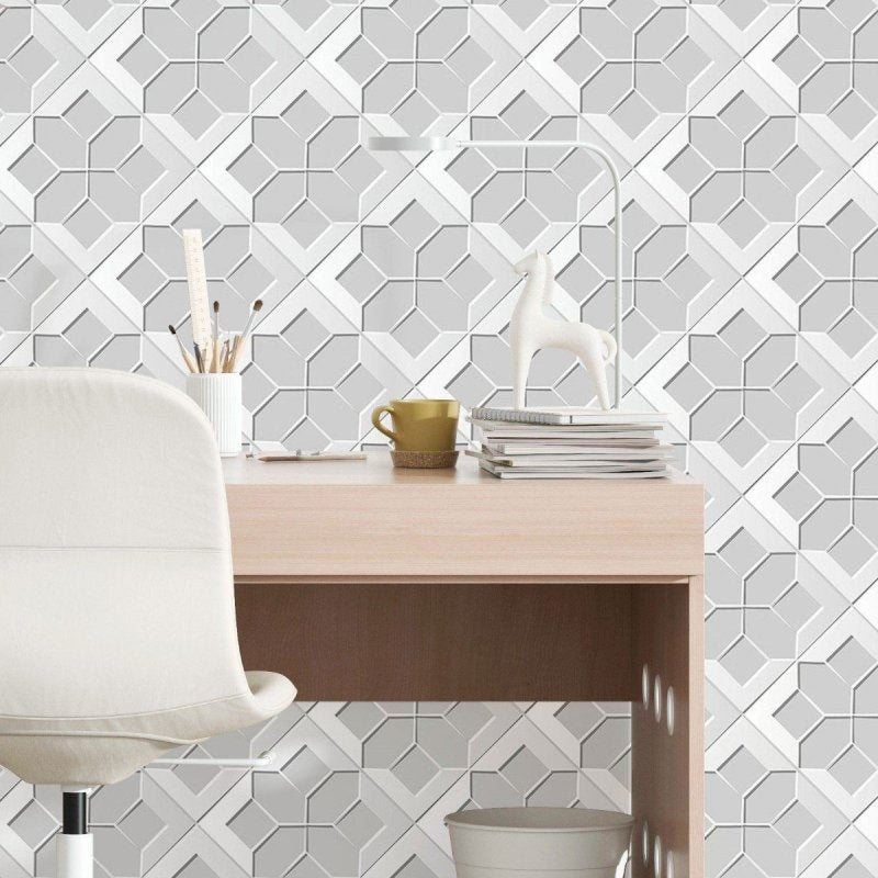 Papel de Parede Adesivo Geométrico N016081 - Papel na Parede
