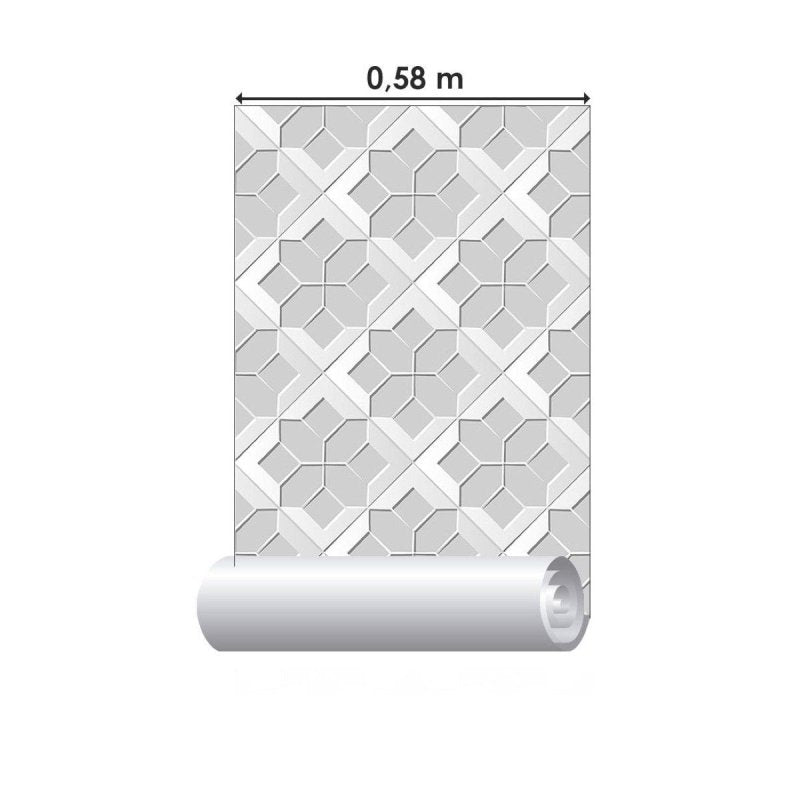 Papel de Parede Adesivo Geométrico N016081 - Papel na Parede