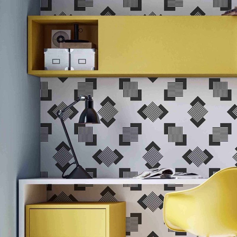 Papel de Parede Adesivo Geométrico N1563 - Papel na Parede