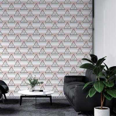 Papel de Parede Adesivo Geométrico N1591G - Papel na Parede
