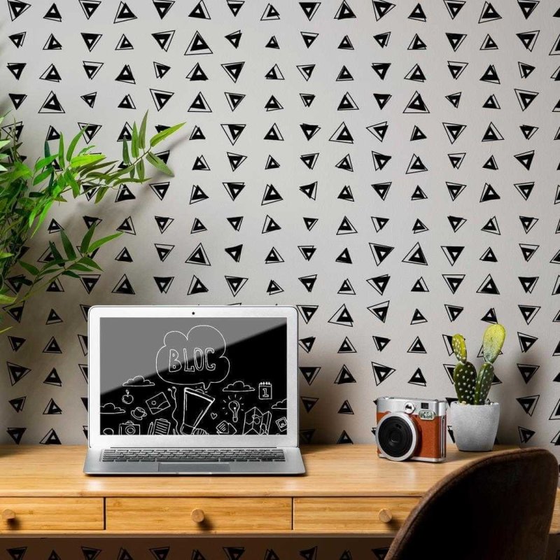 Papel de Parede Adesivo Geométrico N18010 - Papel na Parede