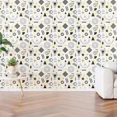 Papel de Parede Adesivo Geométrico N180113 - Papel na Parede