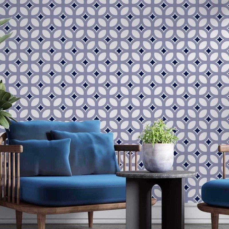 Papel de Parede Adesivo Geométrico N1801451 - Papel na Parede