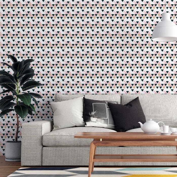 Papel de Parede Adesivo Geométrico N190124I - Papel na Parede