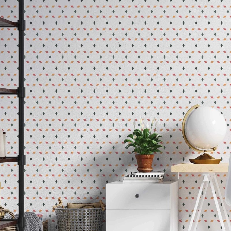 Papel de Parede Adesivo Geométrico N190165B - Papel na Parede