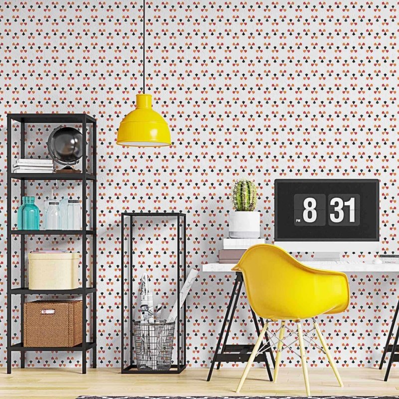Papel de Parede Adesivo Geométrico N190165D - Papel na Parede