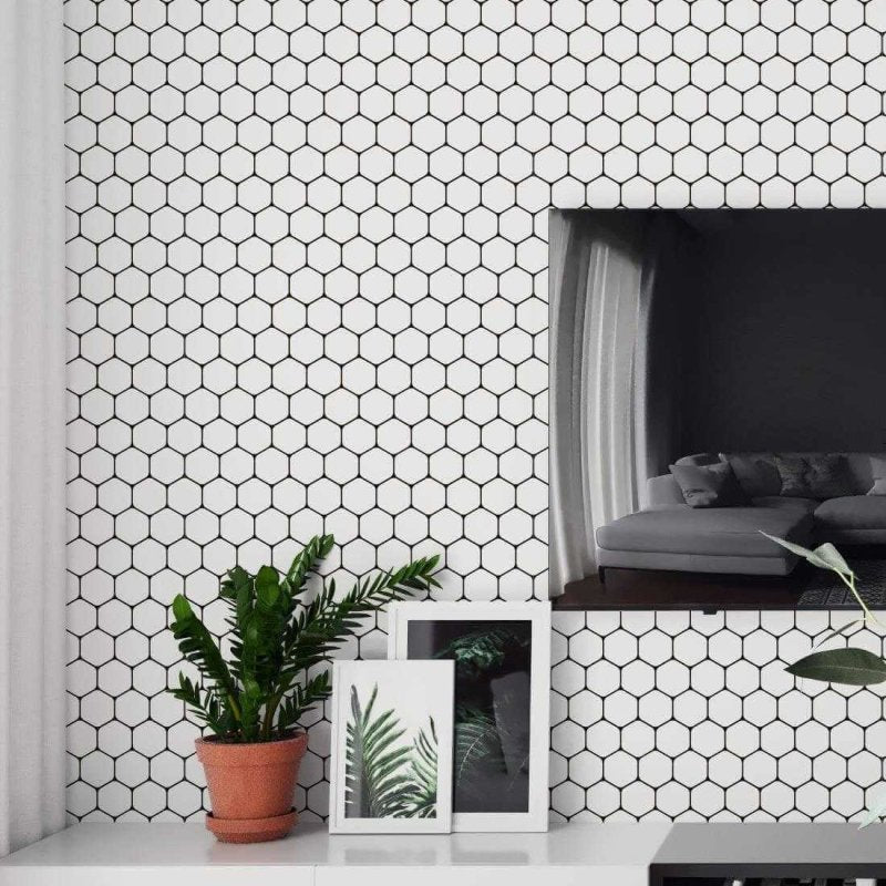 Papel de Parede Adesivo Geométrico N2407 - Papel na Parede
