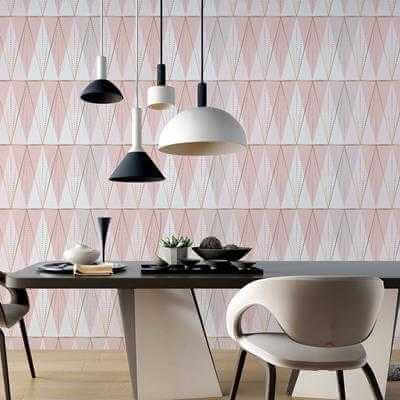 Papel de Parede Adesivo Geométrico N245214 - Papel na Parede